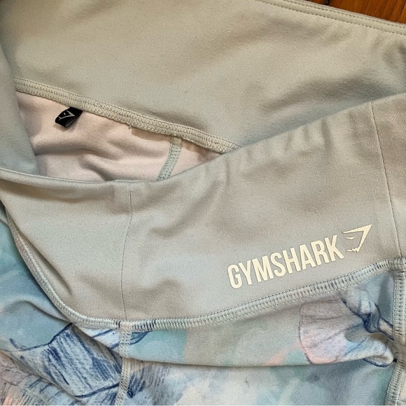 gym shark legging efflorescent blue size small - Picture 5 of 10